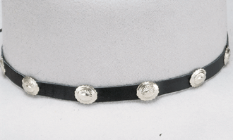 Leather w/Oval Conchos