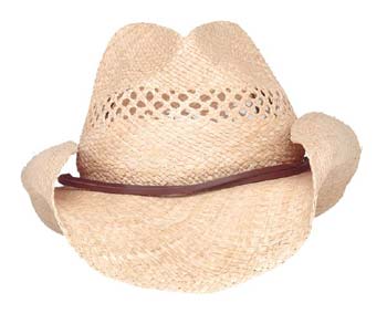 Kids Raffia Cowboy Hat