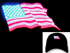 American Flag Light Hat