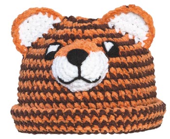 Tiger knit cap