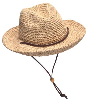 Kids raffia hat