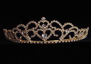 Golden Heart Tiara