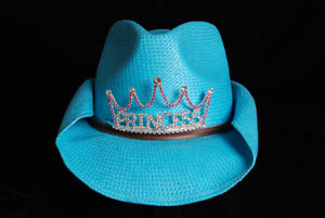 Texas Tiara in Turquoise w/Princess