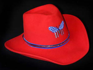 Red Patriotic Butterfly