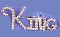 "King" Brooch
