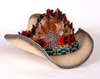 Feathered Straw hat
