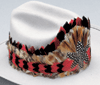 Feather hatband w/ star