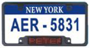 LED License Plate Cover