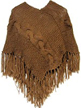 Cableknit Poncho