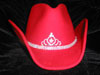 Texas Tiara in Red w/Band