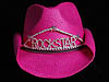 Texas Tiara in Pink w/Rockstar