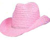 Shapeable straw cowboy with rhinestone band